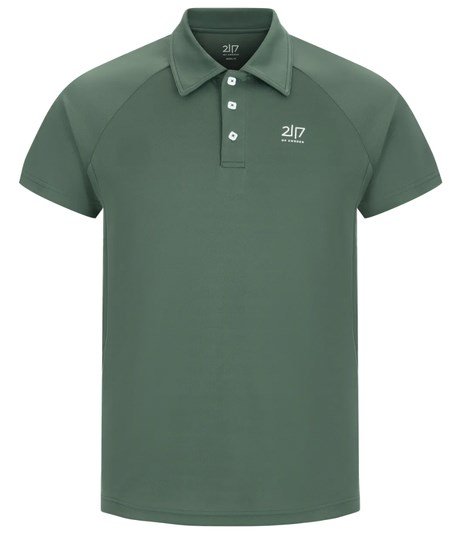 2117 of Sweden Fröseke Technical Pique heren polo, forest green