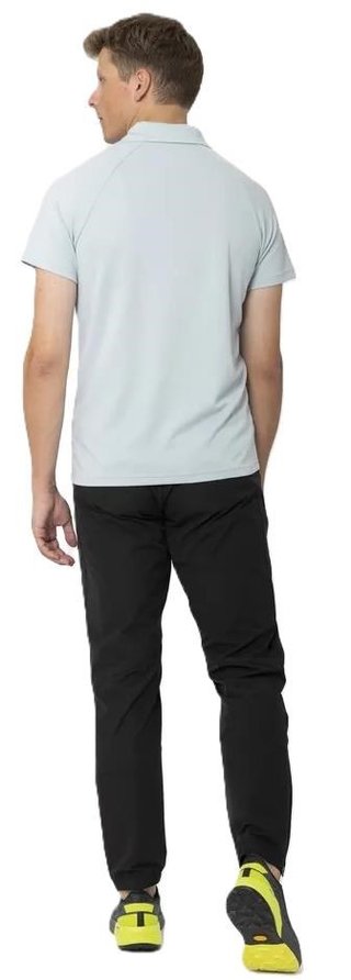 2117 of Sweden Fröseke Technical Pique heren polo, pearl blue
