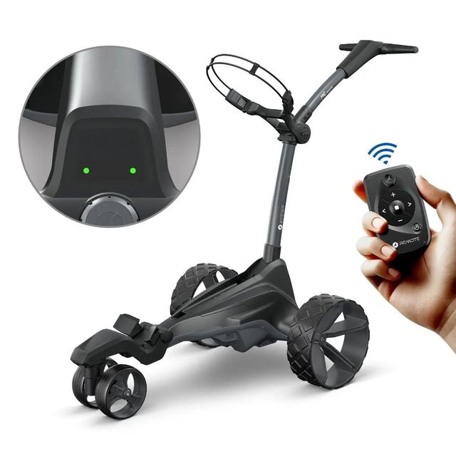 Elektrische trolley met bedieningspaneel en accu