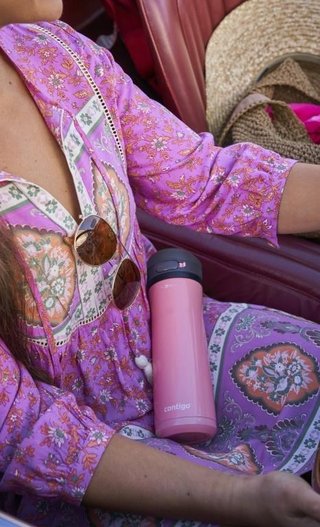 Contigo Jackson Chill Thermo drinkfles 590 ml, roze limonade