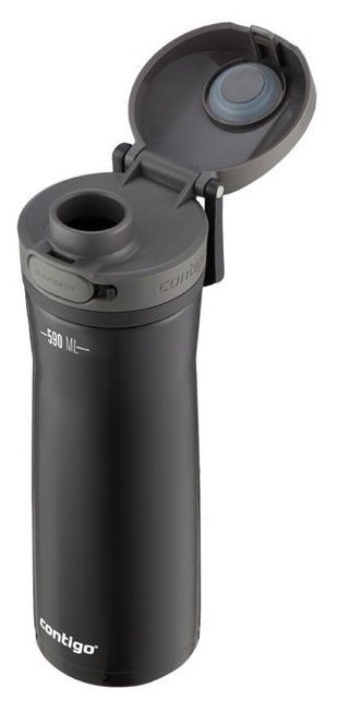 Contigo Contigo Jackson Chill Thermo drinkfles 590 ml, zwart