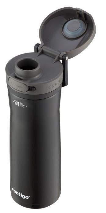 Contigo Contigo Jackson Chill Thermo drinkfles 590 ml, zwart