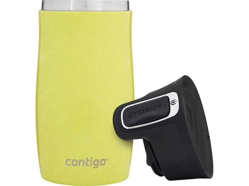 Contigo Contigo West Loop Mini Travel Mug 300 ml, limelight, geel