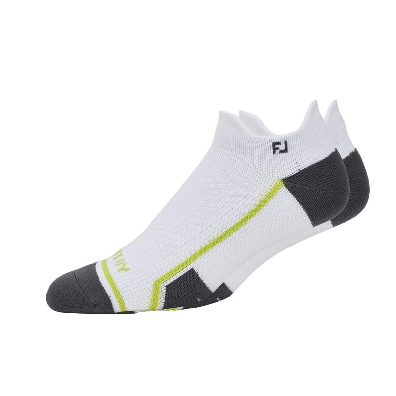 Footjoy Tech D.R.Y. Roll Tab heren sokken, wit