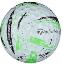TaylorMade SpeedSoft Ink golfballen, mix kleuren (blauw, groen, oranje, roze)