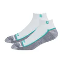 FootJoy ProDry Sport heren sokken, wit/sea glass/houtskool