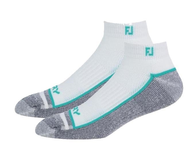 FootJoy ProDry Sport heren sokken, wit/sea glass/houtskool