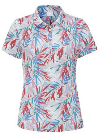 PING Aeria Printed dames polo, tropic retreat