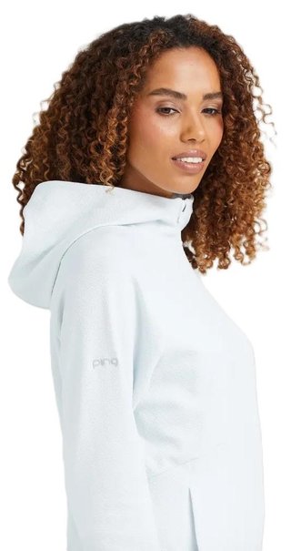 PING Rhona Textured dames hoodie, soft grey