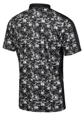Fashion Sports Wear Skulls heren polo, zwart