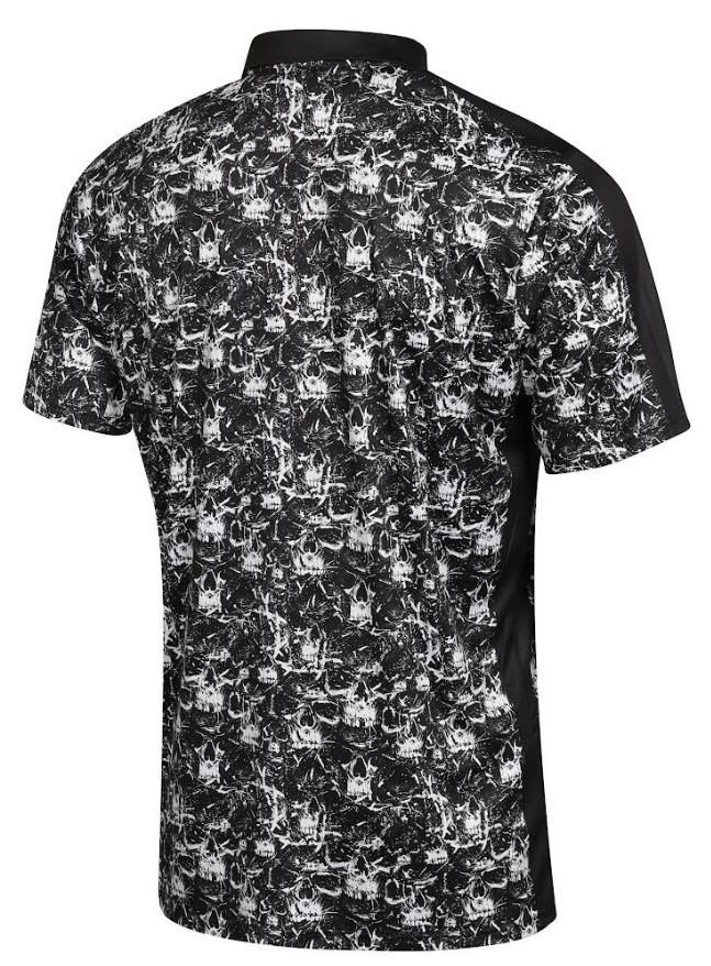 Fashion Sports Wear Skulls heren polo, zwart