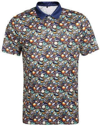 Fashion Sports Wear Bergen heren polo, navy/green