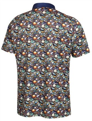 Fashion Sports Wear Bergen heren polo, navy/green