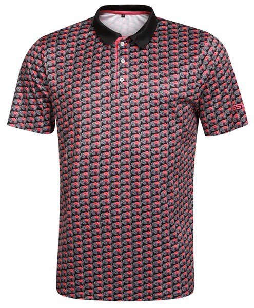 Fashion Sports Wear Nairobi heren polo, zwart/roze