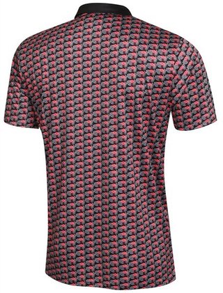 Fashion Sports Wear Nairobi heren polo, zwart/roze
