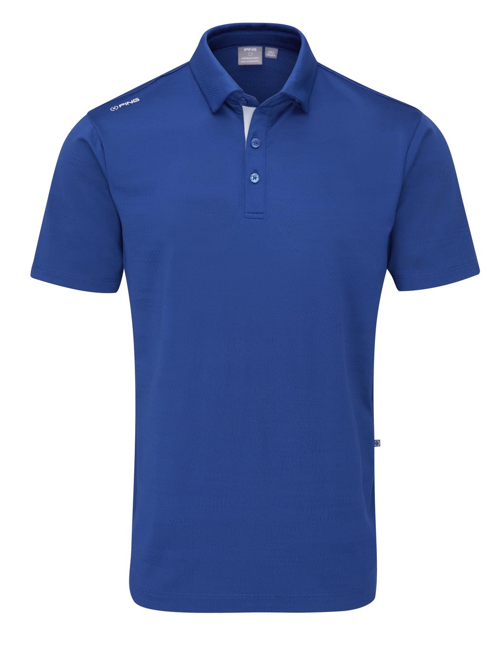 PING Claude Camo Mesh heren polo, inky