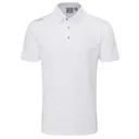 PING Claude Camo Mesh heren polo, wit