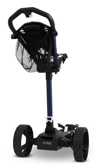 MGI E-Boost hybrid golf trolley 2026 elektrische trolley, mat navy