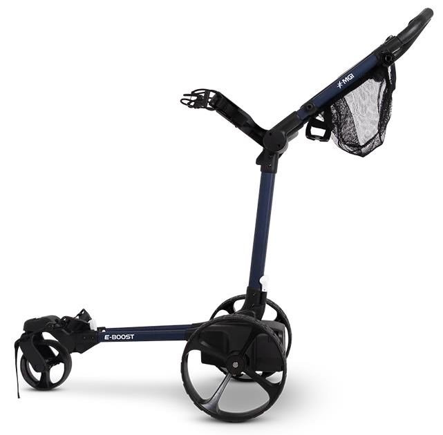 MGI E-Boost hybrid golf trolley 2026 elektrische trolley, mat navy