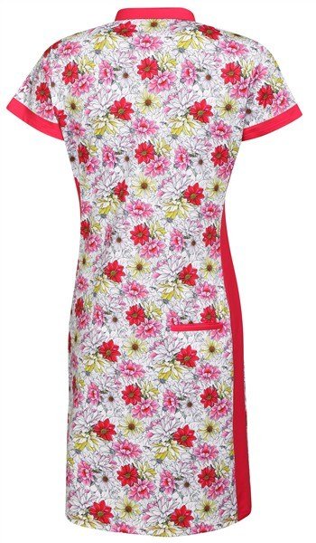 Fashion Sports Wear Cali dames jurk, wit/rood