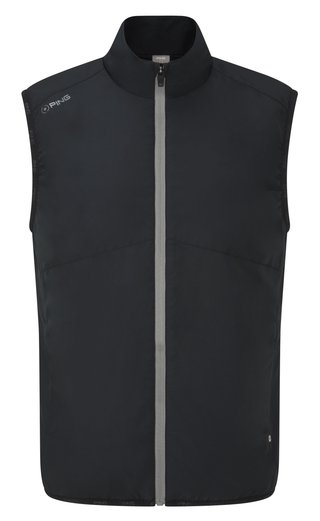 PING Burford heren vest, zwart