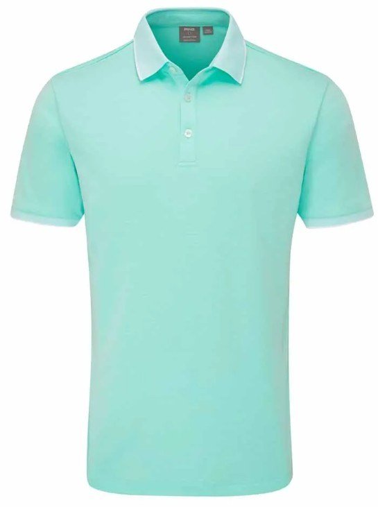 PING Gideon heren polo, green bay marl