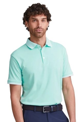 PING Gideon heren polo, green bay marl