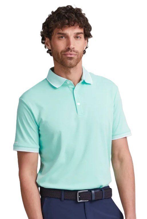 PING Gideon heren polo, green bay marl