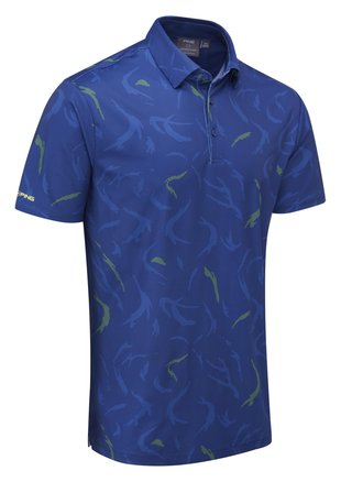 PING Ephron Printed heren polo, inky multi