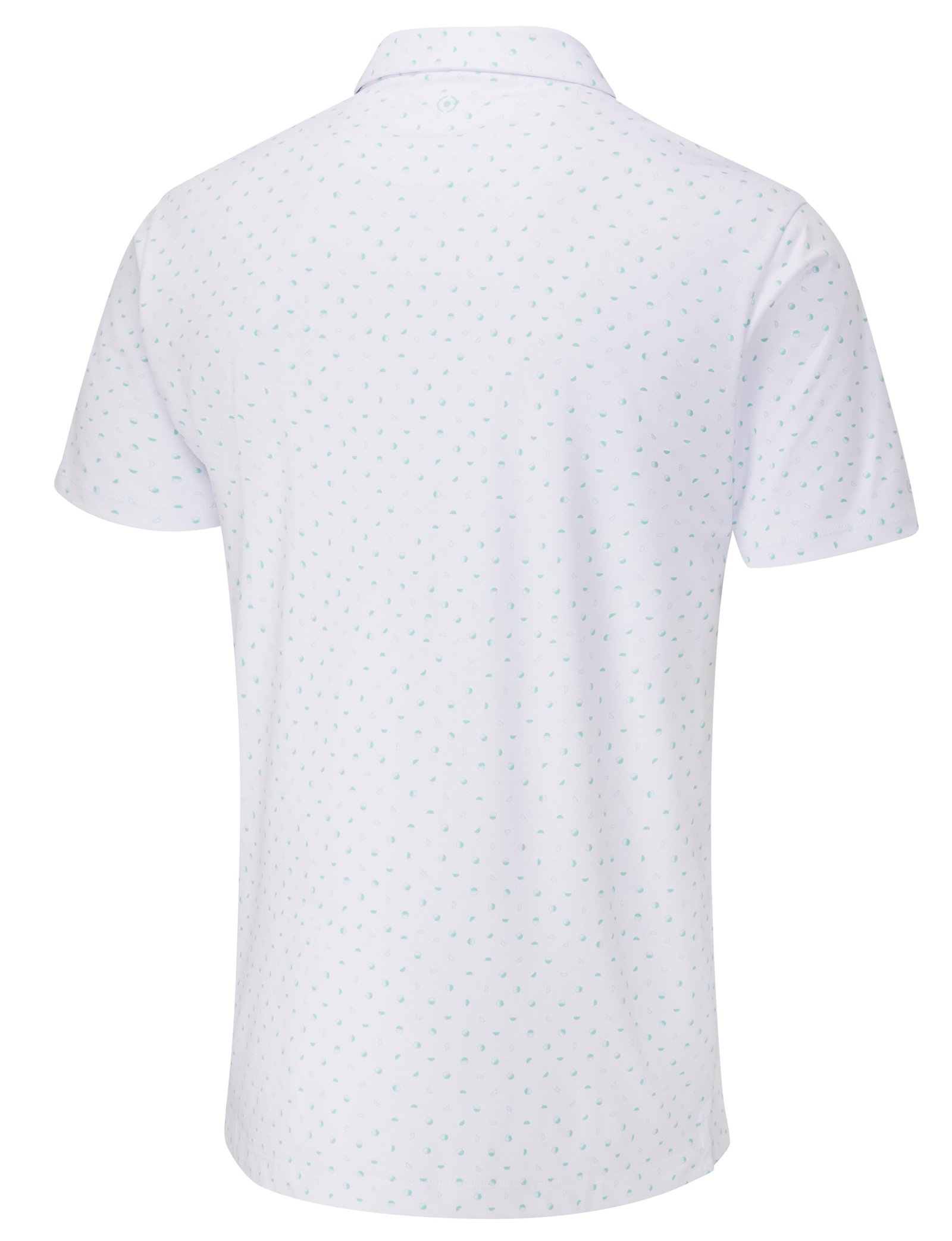 PING Ephron Printed heren polo, wit/green bay multi
