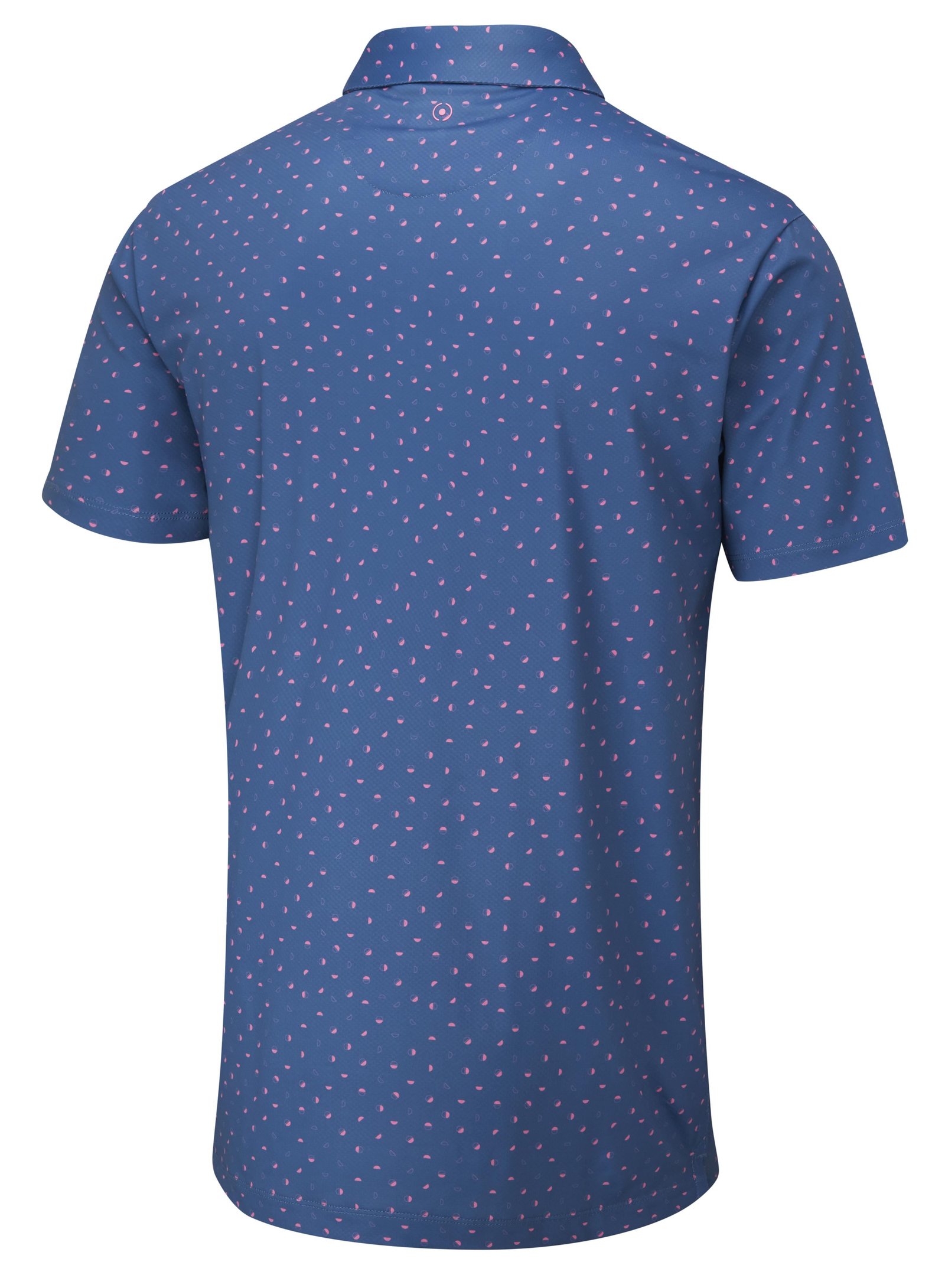 PING Ephron Printed heren polo, stellar multi