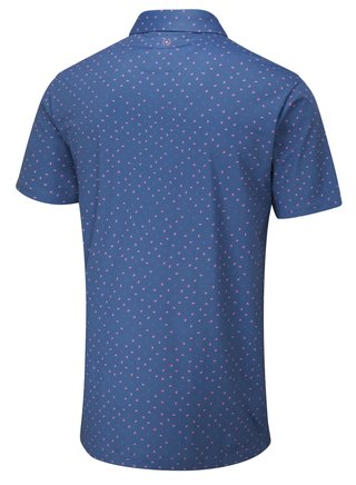 PING Ephron Printed heren polo, stellar multi
