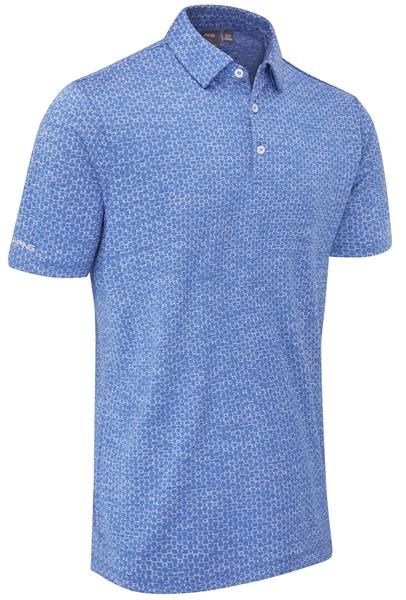 PING Rafe heren polo, bright cobalt