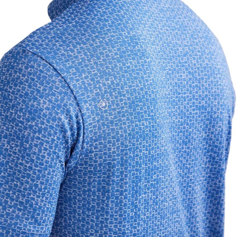 PING Rafe heren polo, bright cobalt