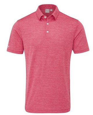 PING Rafe heren polo, rhapsody pink