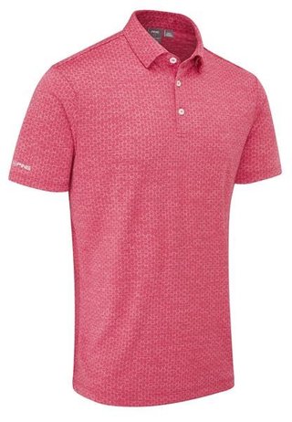 PING Rafe heren polo, rhapsody pink