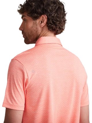 PING Rafe heren polo, wild salmon