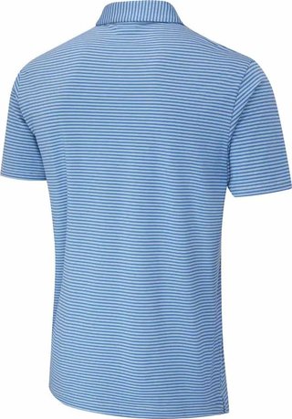 PING Langford heren polo, bright cobalt/white
