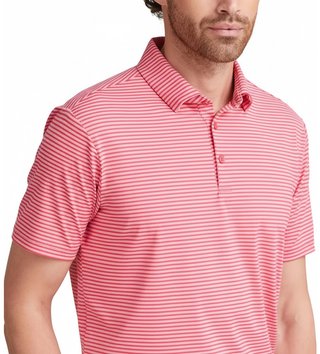 PING Langford heren polo, rhapsody/pink white