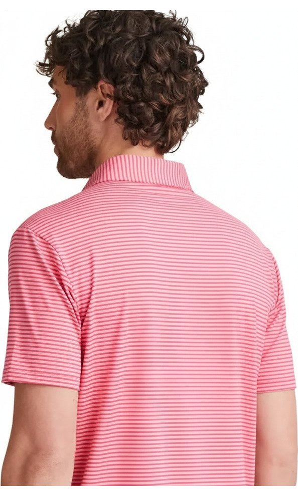 PING Langford heren polo, rhapsody/pink white