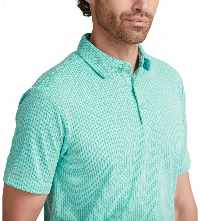 PING Hershel heren polo, green bay multi