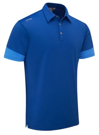 PING Ty heren polo, inky/bright cobalt