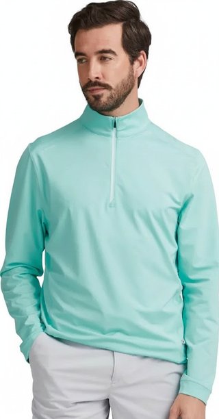 PING Latham Half Zip heren midlayer, green bay