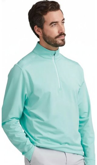 PING Latham Half Zip heren midlayer, green bay