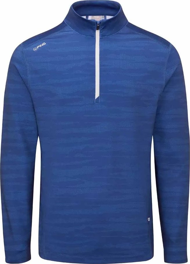 PING Latham Half Zip heren midlayer, inky multi