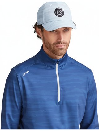 PING Latham Half Zip heren midlayer, inky multi