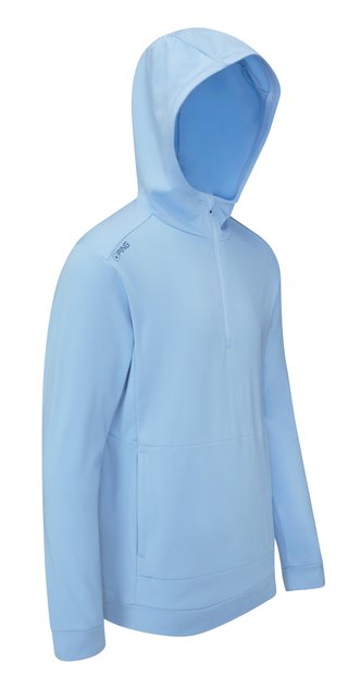 Ping Haldon Hooded Fleece heren sweater, baltic sea