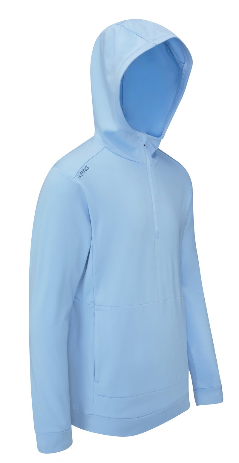 Ping Haldon Hooded Fleece heren sweater, baltic sea