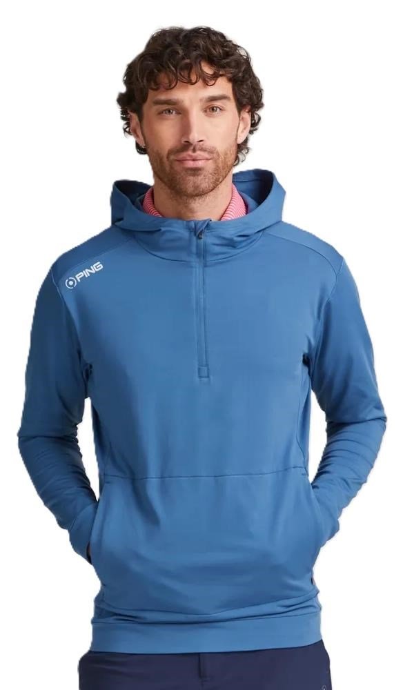 PING Haldon Hooded Fleece heren sweater, stellar