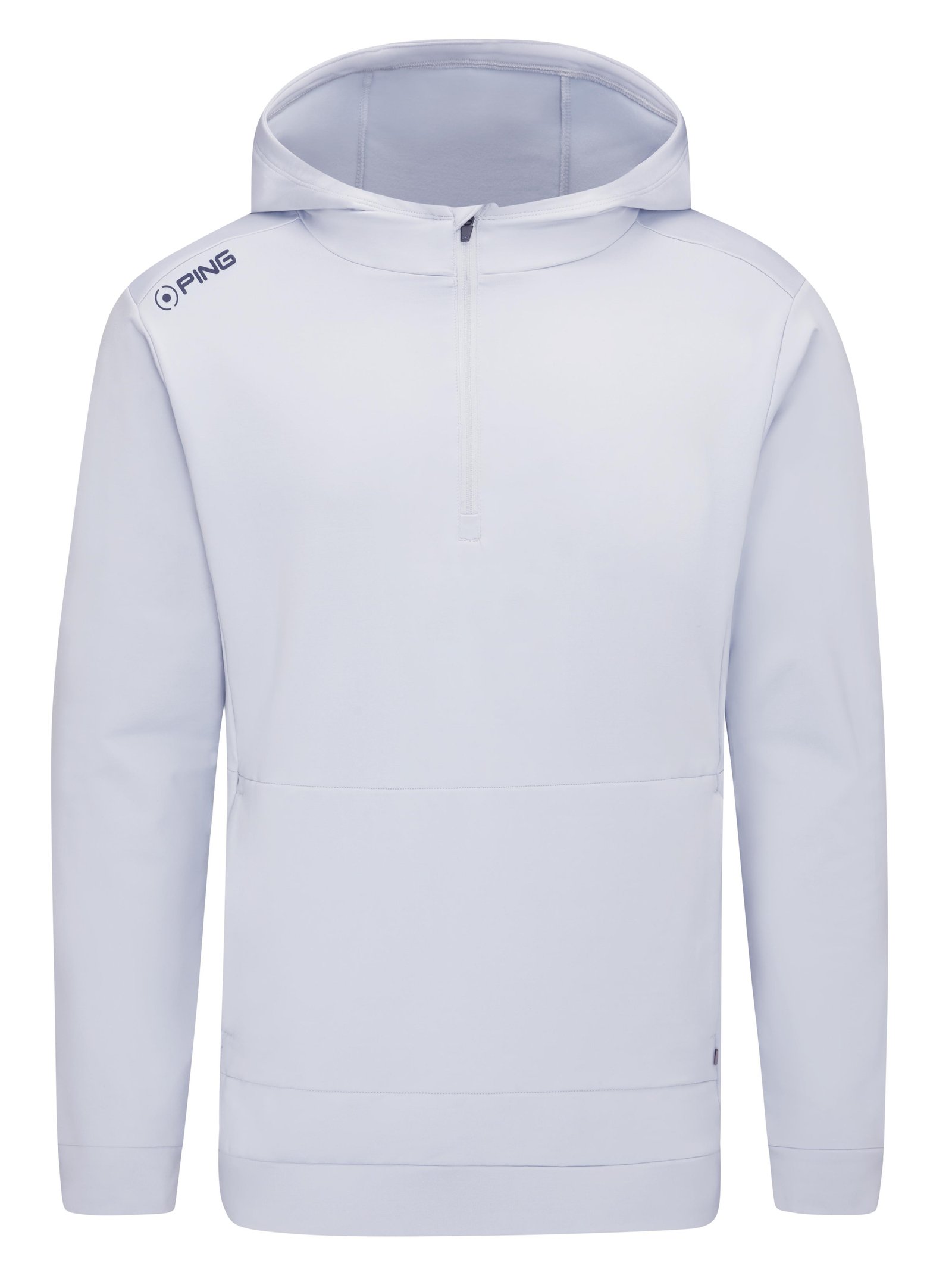 PING Haldon Hooded Fleece heren sweatshirt, pearl grey
